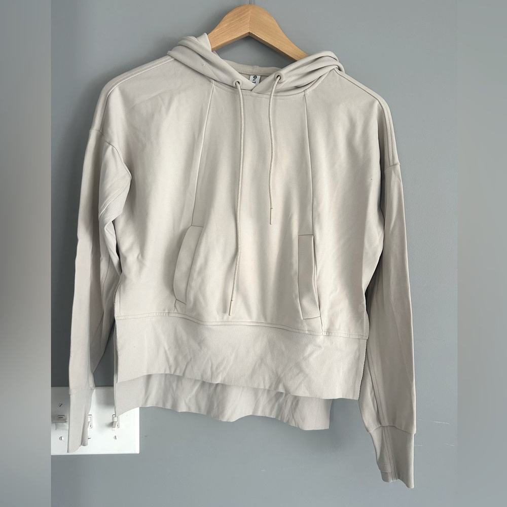 Athleta cream hoodie
